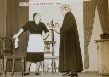 Civezzano, "Don Fidenzio e la siora Melania", 1974